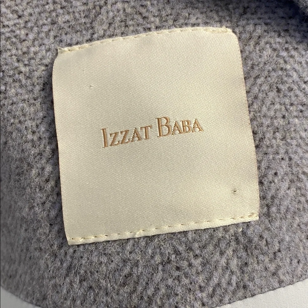 Izzat Baba Elegant Women's Gray Lightweight Coat Pit 21 L23 - Picture 14 of 15